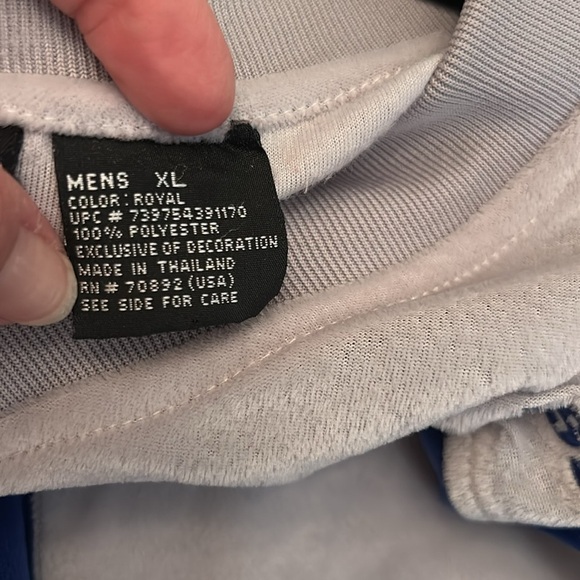 Asphalt Legend Men’s Blue and Grey Sports Jersey Size XL - Picture 11 of 13